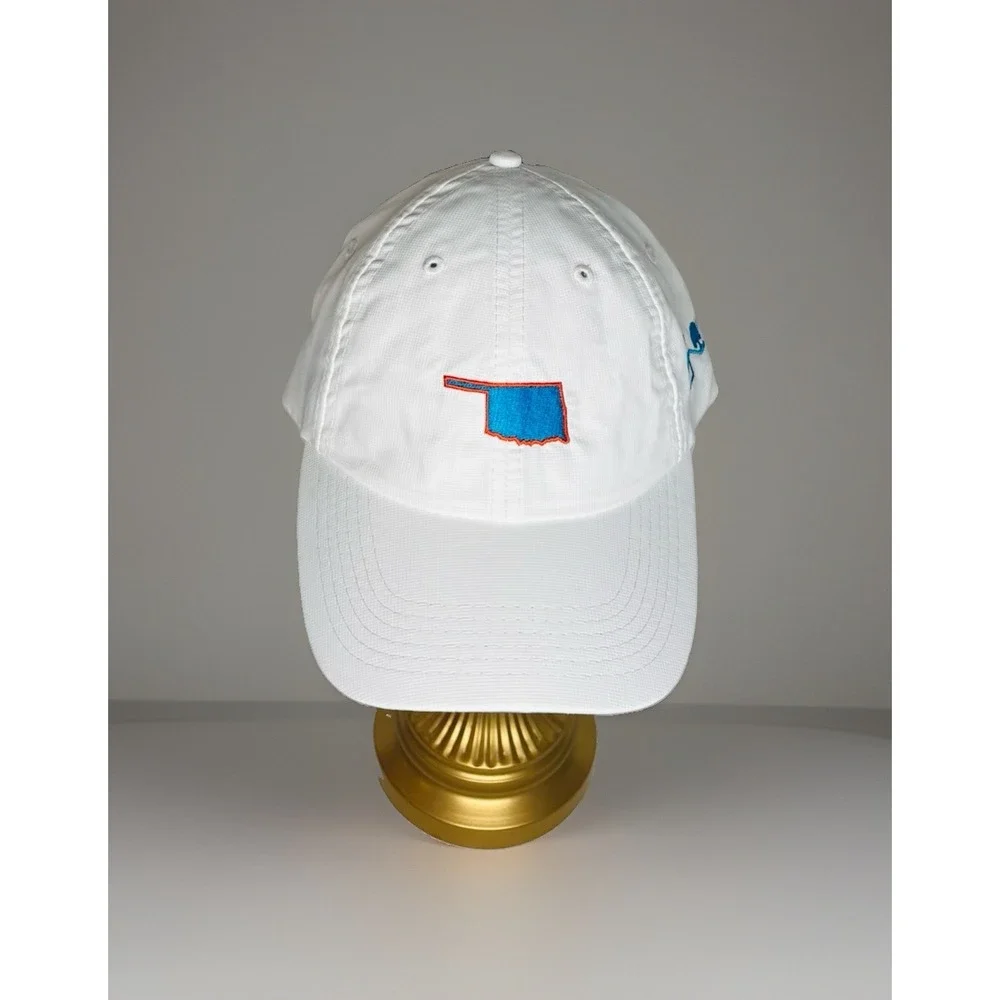 Imperial Oak Tree National Golf Club Oklahoma Performance White Strapback Hat